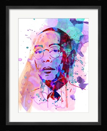 Framed Gustavo Watercolor Print