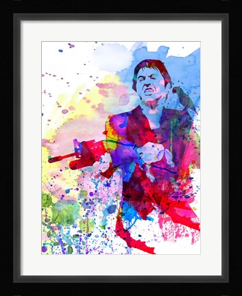 Framed Scar Watercolor Print