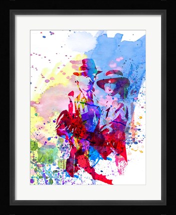 Framed Casablanca Watercolor Print