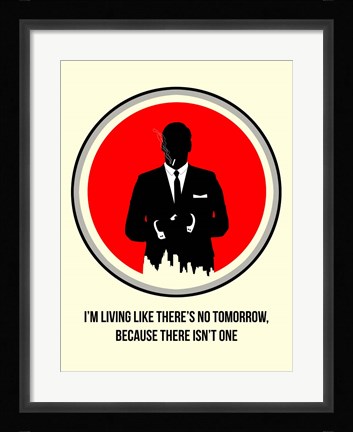 Framed Draper 2 Print