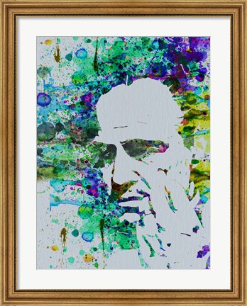 Framed Godfather Watercolor Print