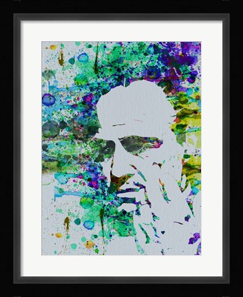 Framed Godfather Watercolor Print