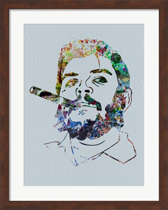 Framed Che Watercolor Print