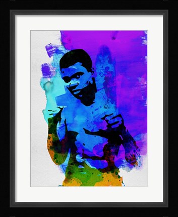 Framed Ali Watercolor Print
