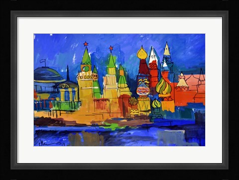 Framed Moscow Print