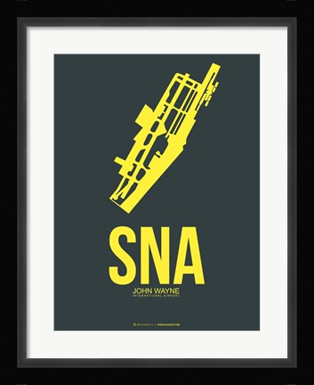 Framed SNA John Wayne 3 Print