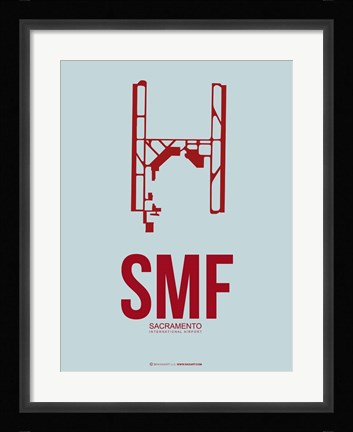 Framed SMF Sacramento 2 Print