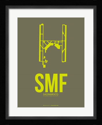 Framed SMF Sacramento 3 Print