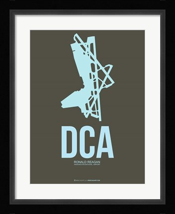 Framed DCA Washington 1 Print