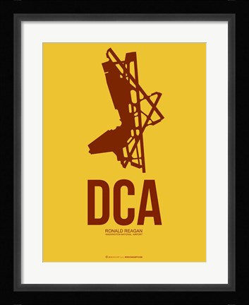 Framed DCA Washington 3 Print