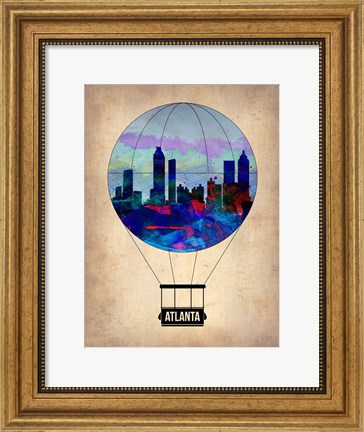 Framed Atlanta Air Balloon Print