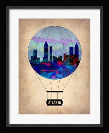 Framed Atlanta Air Balloon Print
