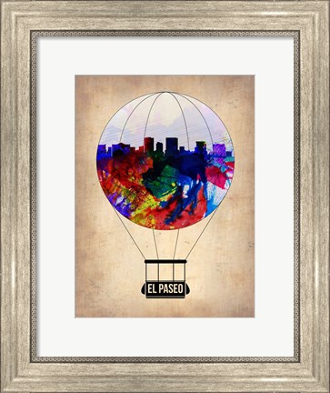 Framed El Paseo Air Balloon Print