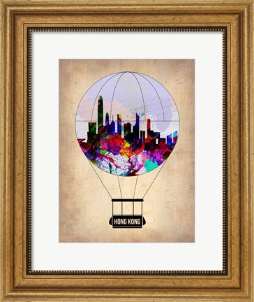 Framed Hong Kong Air Balloon Print