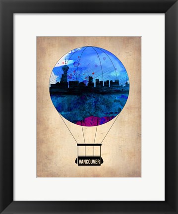 Framed Vancouver Air Balloon Print