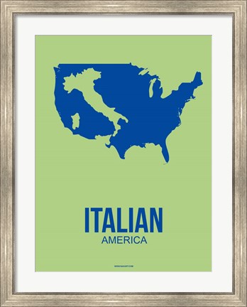 Framed Italian America 1 Print