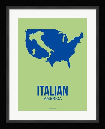 Framed Italian America 1 Print