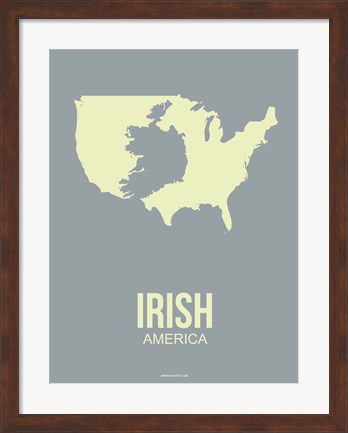 Framed Irish America 1 Print