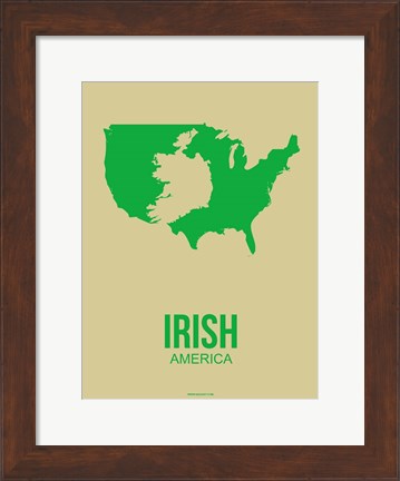 Framed Irish America 2 Print