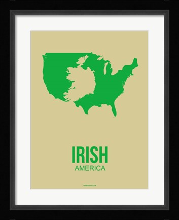Framed Irish America 2 Print