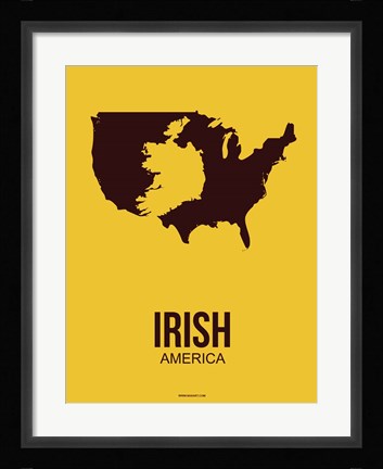 Framed Irish America 3 Print