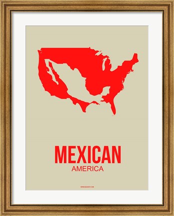 Framed Mexican America 1 Print