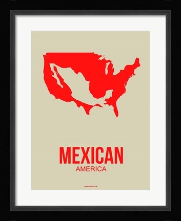 Framed Mexican America 1 Print