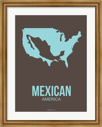 Framed Mexican America 2 Print