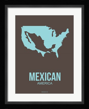 Framed Mexican America 2 Print