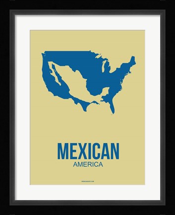 Framed Mexican America 3 Print
