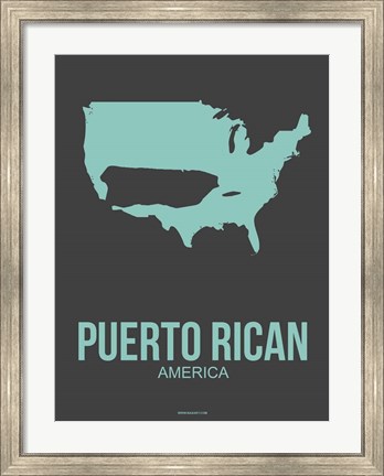 Framed Puerto Rican America 2 Print