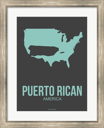 Framed Puerto Rican America 2 Print