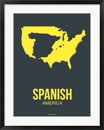 Framed Spanish America 1 Print