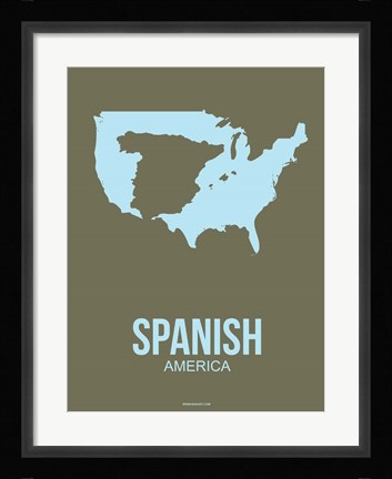 Framed Spanish America 3 Print