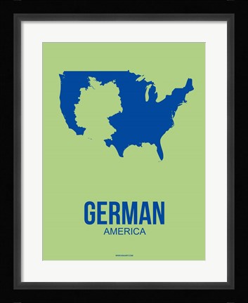 Framed German America 1 Print