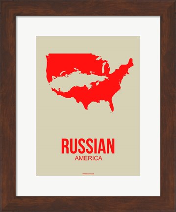 Framed Russian America 1 Print