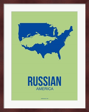 Framed Russian America 3 Print