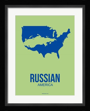 Framed Russian America 3 Print