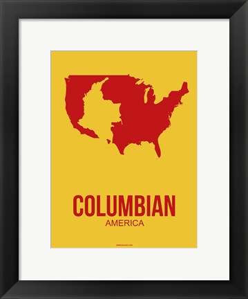 Framed Columbian America 3 Print