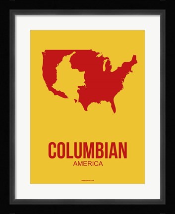 Framed Columbian America 3 Print