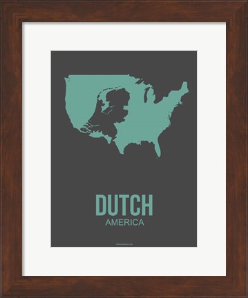 Framed Dutch America 2 Print