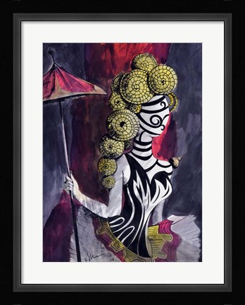 Framed Tutu Parapluie Print