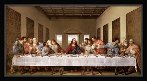 Framed Last Supper Print