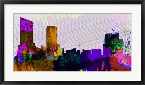 Framed Grand Rapids City Skyline Print