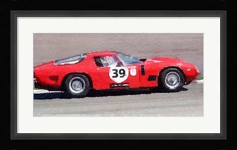 Framed Ferrari 250 GTB SWB Bizzarrini Print