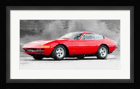 Framed 1968 Ferrari 365 GTB4 Daytona Print