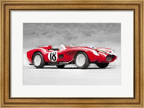 Framed 1957 Ferrari Testarossa Print