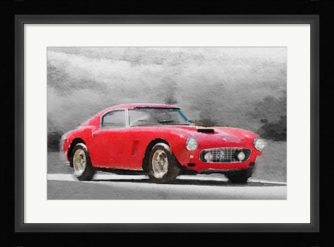 Framed 1960 Ferrari 250 GT SWB Print