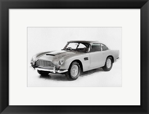 Framed 1964 Aston Martin DB5 Print