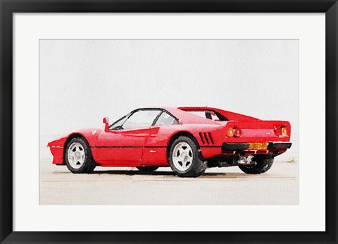 Framed 1980 Ferrari 288 GTO Print